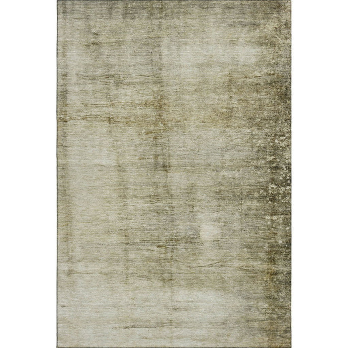 10' X 14' Abstract Washable Area Rug With UV Protection (651124) - Taupe / Beige