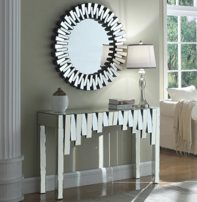 Kylie - Console Table - Pearl Silver