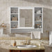 Giga modern wall-mounted medicine cabinet with soft close door, adjustable shelf, and towel bar, ideal for bathroom storage.