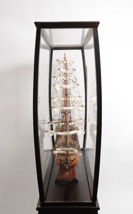 14" Glass Standard Display Stand - Brown