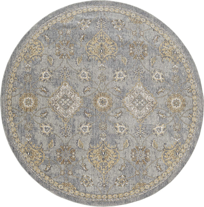 108" x 108" Wool Rug - Sage Green
