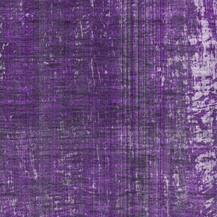 10' X 14' Striped Washable Area Rug With UV Protection (648760) - Purple / Ivory