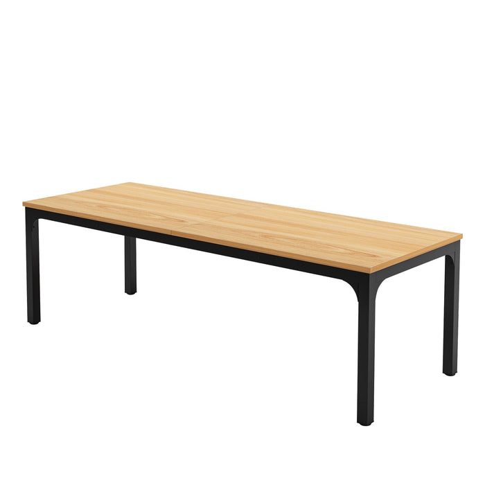 Solid Wood Dining Table - Brown
