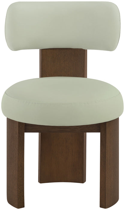 Atelier - Vegan Leather Upholstered Dining Chair (Set of 2) - Painted Brown Frame