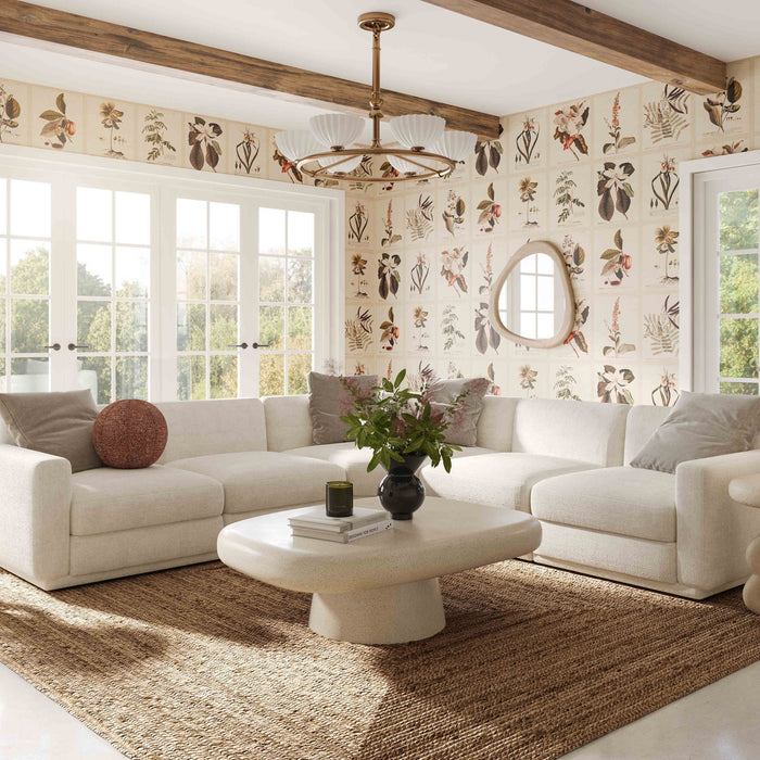 Perry - Modular RAF Corner Chair - Cream