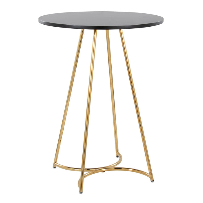 Cece - Counter Table - Gold Metal