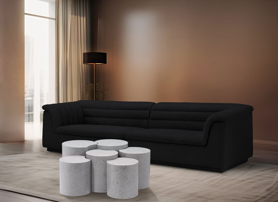 Dimple - 20" 6 Piece Modular Coffee Table - Terazzo Finish
