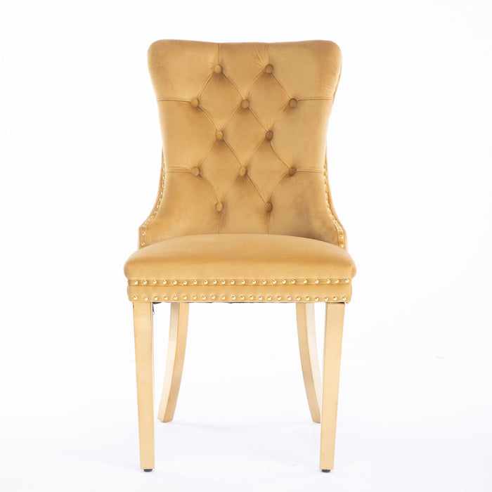 Nikki - Modern, High-End Tufted Dining Chair (Set of 2)