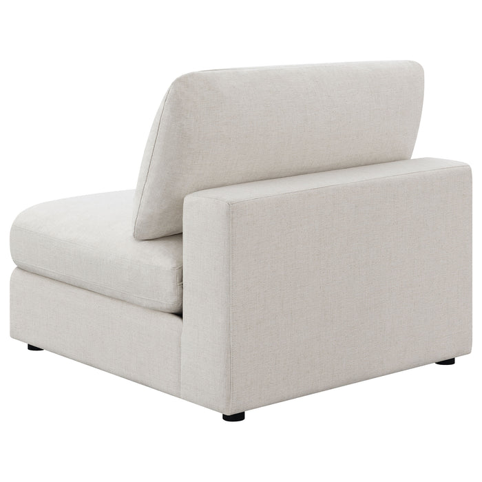 CoasterEveryday Serene 5-piece beige upholstered modular sectional sofa set