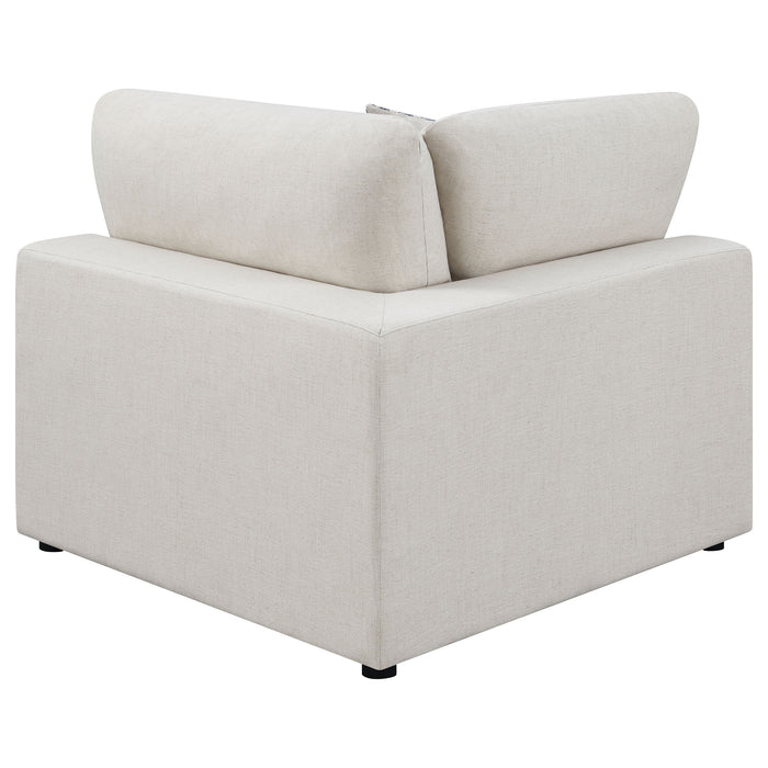 Serene 5-piece beige upholstered modular sectional sofa by CoasterEveryday