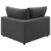 Serene 4-piece upholstered modular sectional sofa in charcoal by CoasterEssence
