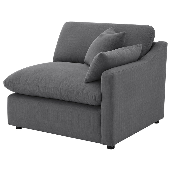 Hobson Upholstered RAF Chair Charcoal