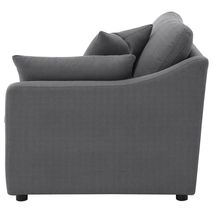 Hobson Upholstered RAF Chair Charcoal
