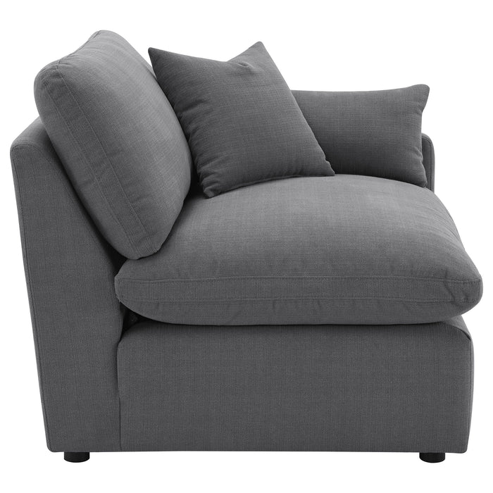 Hobson Upholstered RAF Chair Charcoal