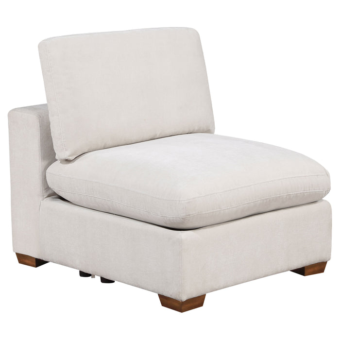 Lakeview 5-piece Upholstered Modular Sectional Sofa Ivory