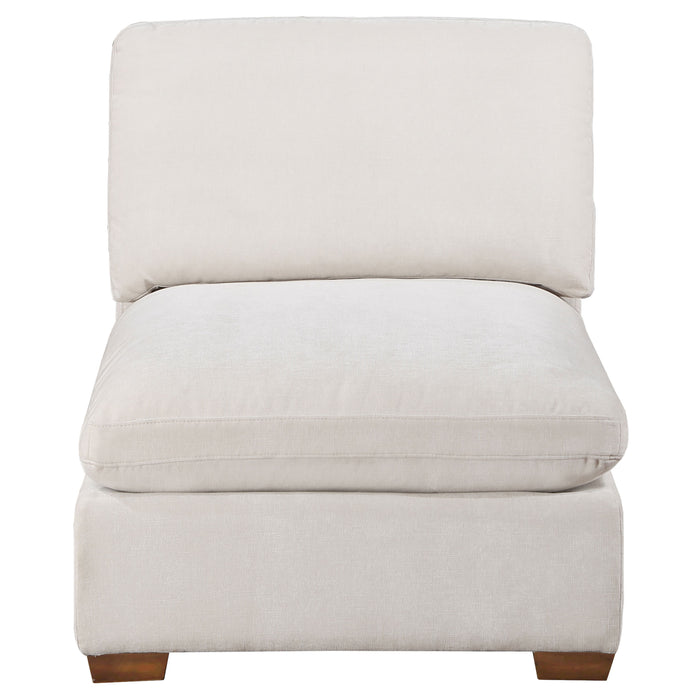 Lakeview 5-piece Upholstered Modular Sectional Sofa Ivory