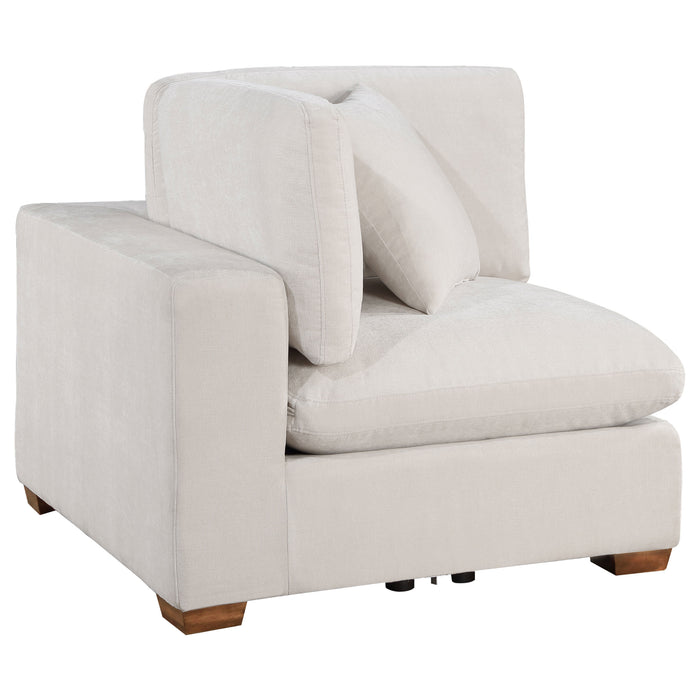 Lakeview 5-piece Upholstered Modular Sectional Sofa Ivory