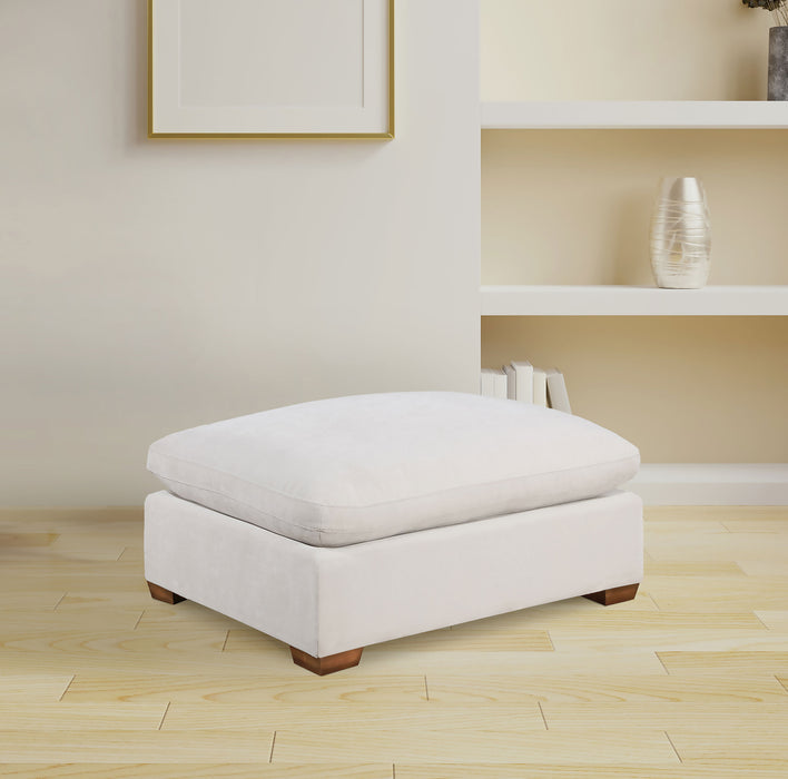 Lakeview Rectangular Upholstered Ottoman Ivory