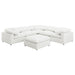 Raleigh 6-piece ivory boucle upholstered modular sectional by CoasterEveryday