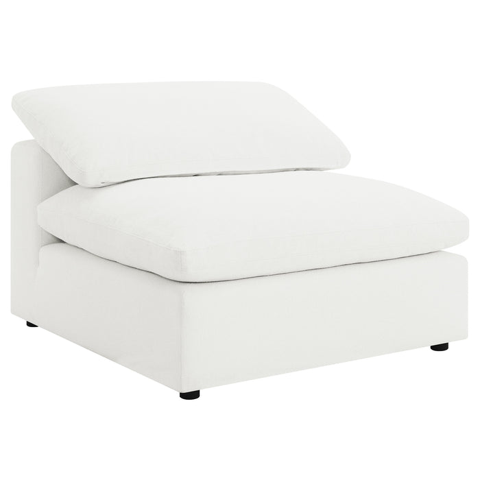 Raleigh 6-piece ivory boucle upholstered modular sectional by CoasterEveryday