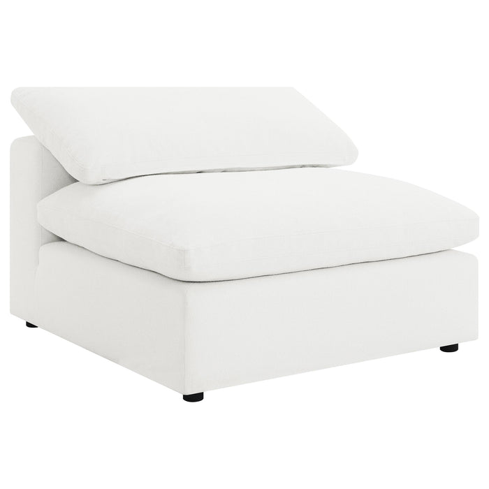 Raleigh 5-piece ivory boucle upholstered modular sectional by CoasterEveryday