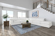Raleigh 6-piece ivory boucle upholstered modular sectional by CoasterEveryday, shown in a living room setup