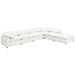 Raleigh 6-piece boucle upholstered modular sectional in ivory by CoasterEveryday