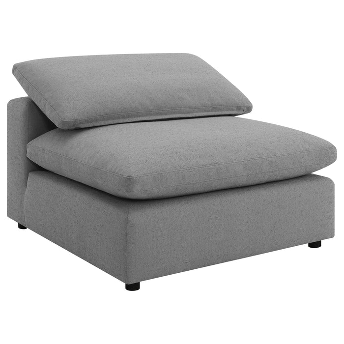 Raleigh 6-piece grey boucle upholstered modular sectional by CoasterEveryday