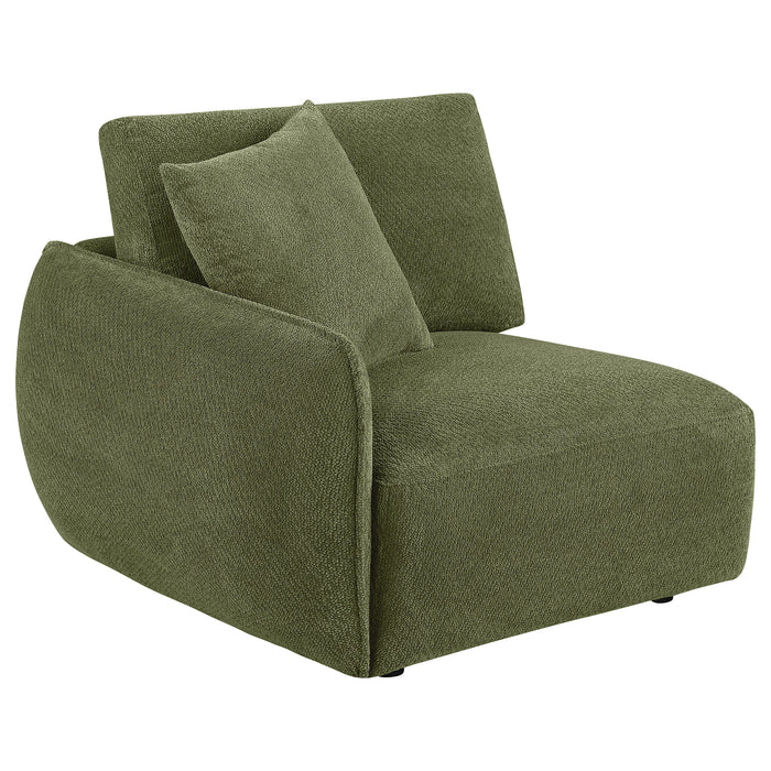 Elysia 6-piece Fabric Upholstered Modular Sectional Sofa Green