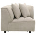 Beige Crane 5-piece modular sectional sofa by CoasterEveryday with spacious seating and contemporary design