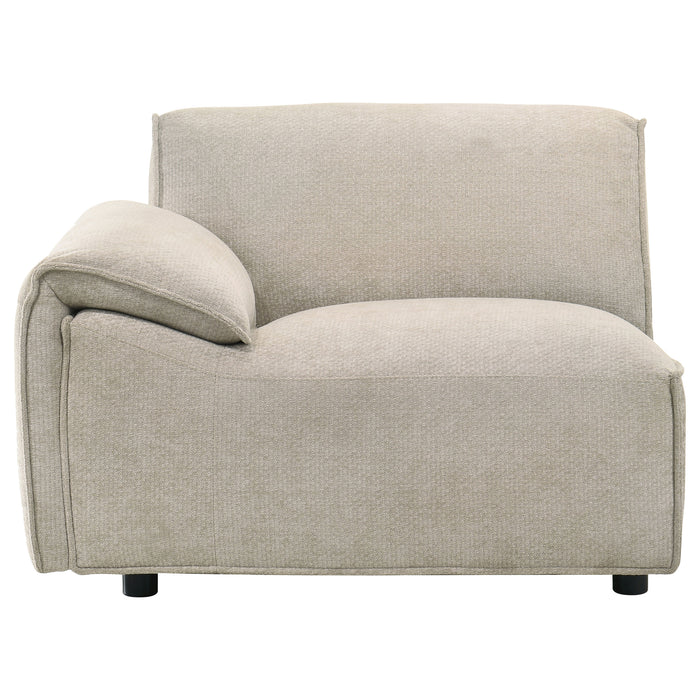 Crane 6-piece modular sectional sofa in beige by CoasterEveryday