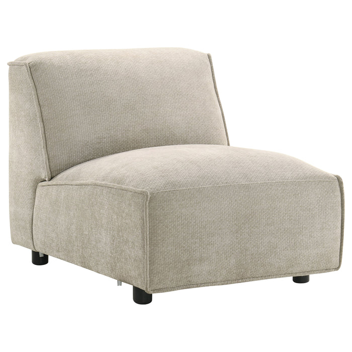 Beige Crane 6-piece modular sectional sofa by CoasterEveryday, arranged as a spacious contemporary seating set