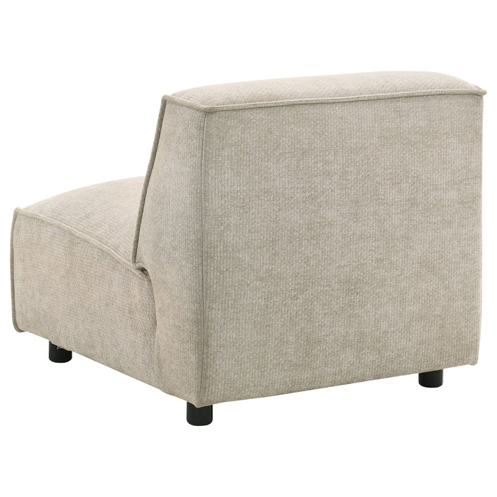 Beige Crane 6-piece modular sectional sofa by CoasterEveryday with spacious seating configuration