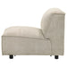 Crane modular armless chair in beige by CoasterEveryday