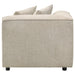 Crane modular corner chair in beige by CoasterEveryday, upholstered furniture with a spacious corner design