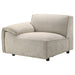 Beige Crane modular LAF chair by CoasterEveryday, upholstered furniture with a left-arm-facing design