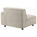 Crane Modular RAF chair in beige by CoasterEveryday, upholstered furniture with right-arm-facing design