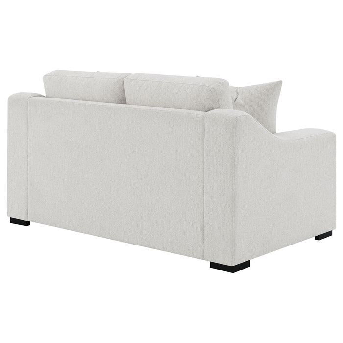 Ashlyn 2-piece upholstered track arm sofa set in sand by CoasterEveryday