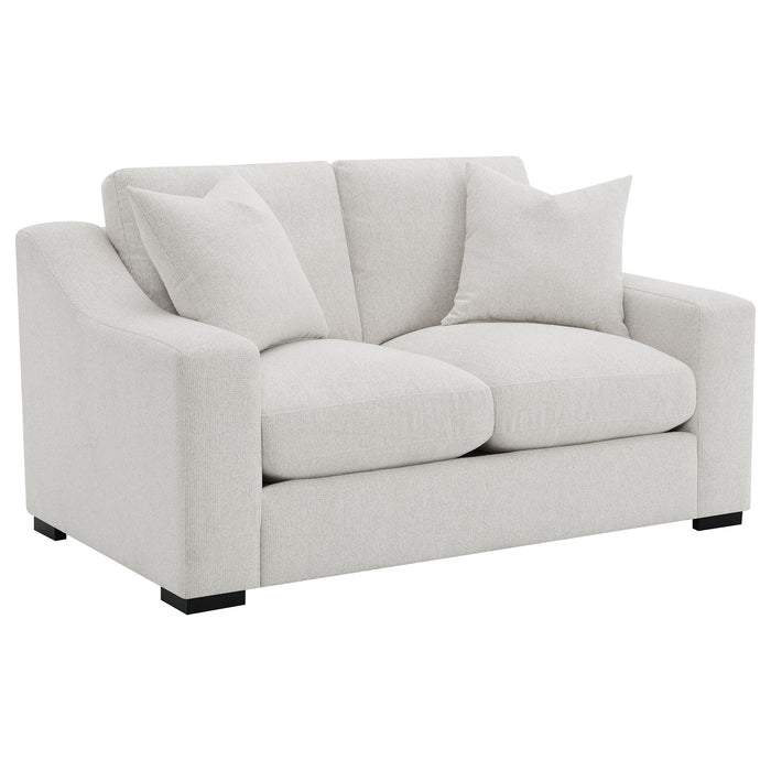 Ashlyn 3-piece Upholstered Track Arm Sofa Set Sand