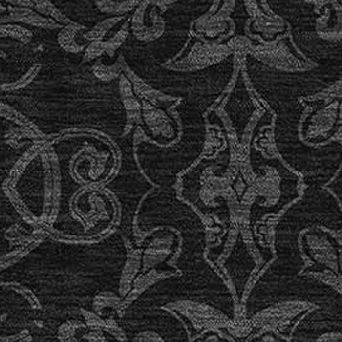 10' X 14' Medallion Washable Area Rug With UV Protection - Gray And Charcoal
