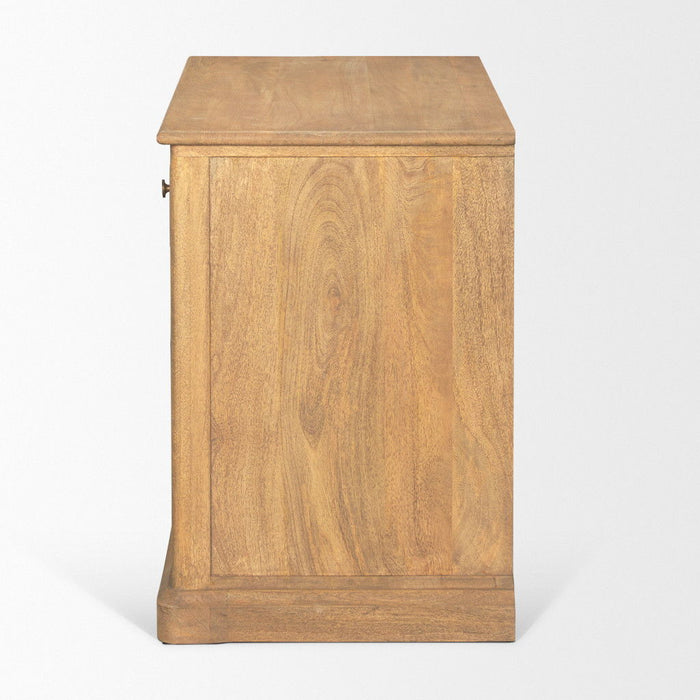 Accent Cabinet With Two Doors One Drawer (727717) - Brown