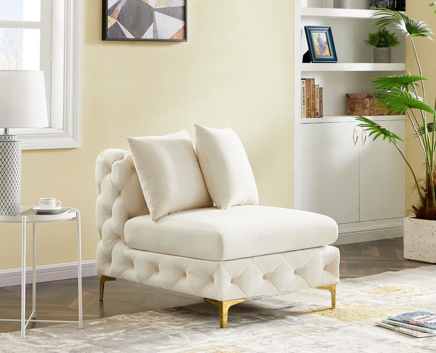 Tremblay - Armless Chair - Cream