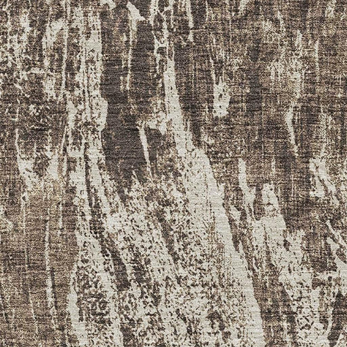 10' X 14' Abstract Washable Area Rug With UV Protection (676776) - Brown / Beige
