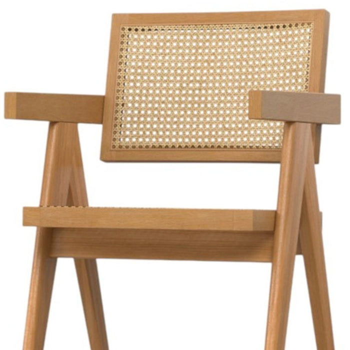 Wood Dining Parsons Chairs (Set of 2) - Natural / Light Brown