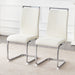 Set of Giga dining chairs with ergonomic backrests, showcasing comfortable seating and modern design for dining rooms.