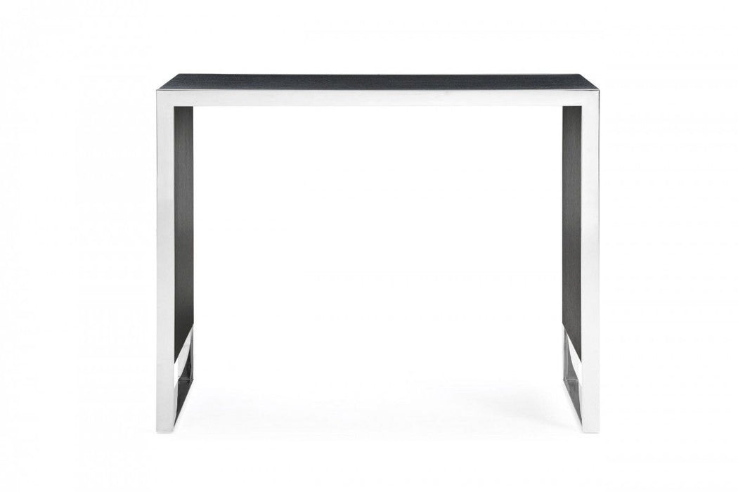 50" Rectangular High Top Bar Table - Gray