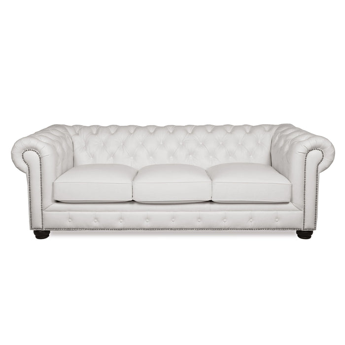 Traditional Tufted Chesterfield Nailhead Sofa