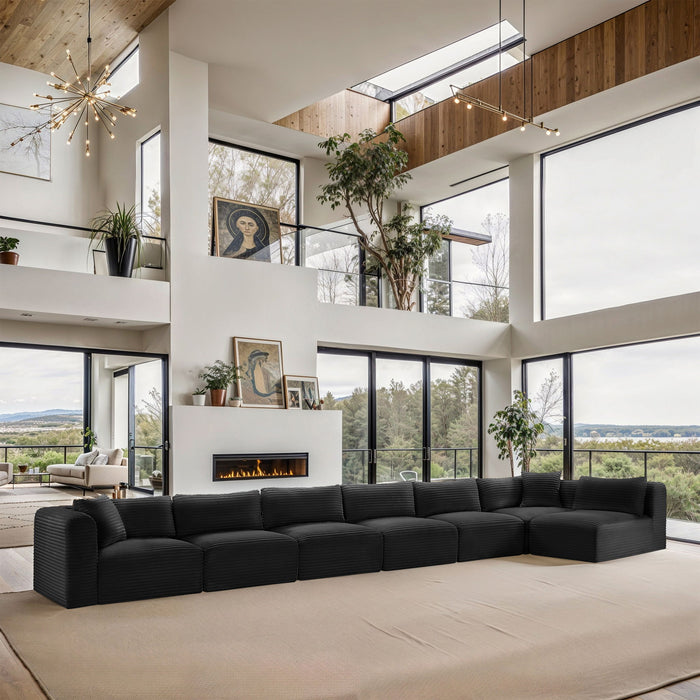 Shaggy - 7 Piece Modular Sectional