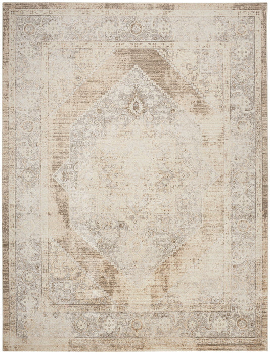 8' X 10' Geometric Area Rug (550306) - Beige
