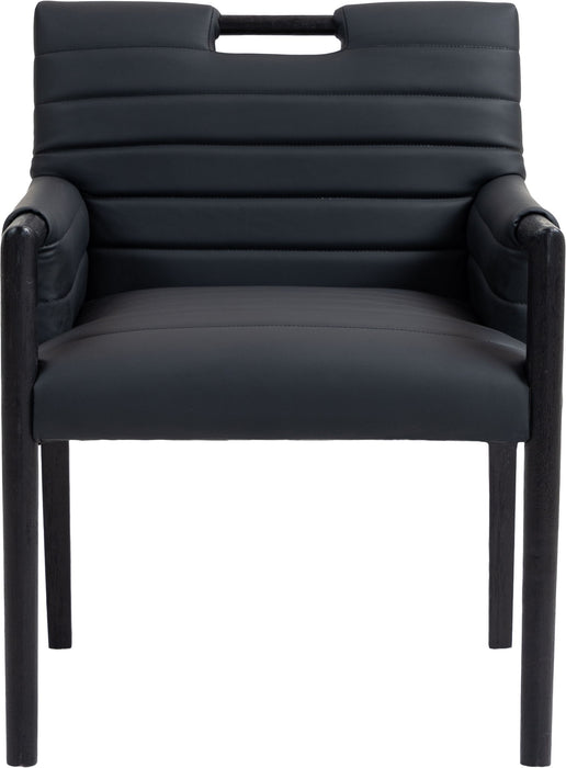 Aimee - Dining Arm Chair - Black Legs